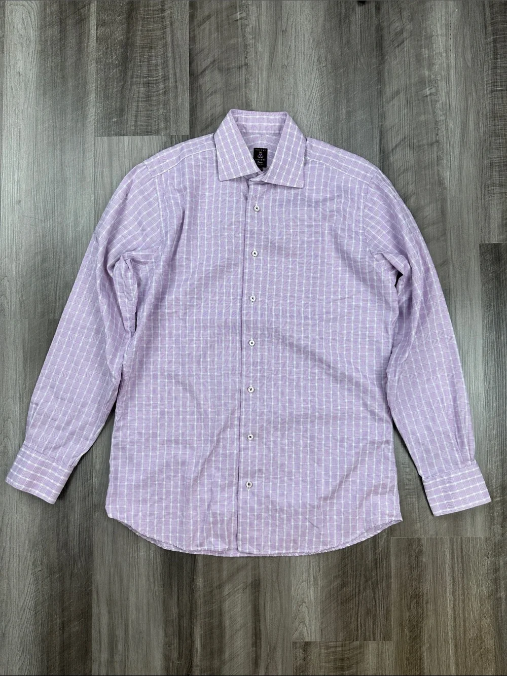Robert Talbott Estate Trim Fit Plaid Long Sleeve Button Down - 15.5